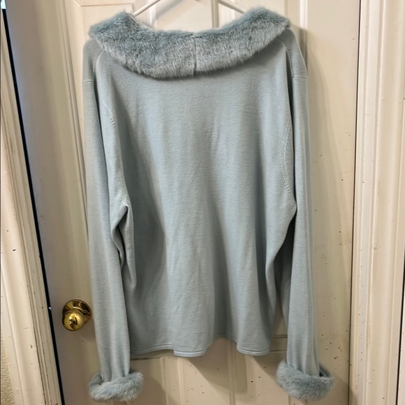 Norton McNaughton Women's Light Blue Sweater - Picture 4 of 6